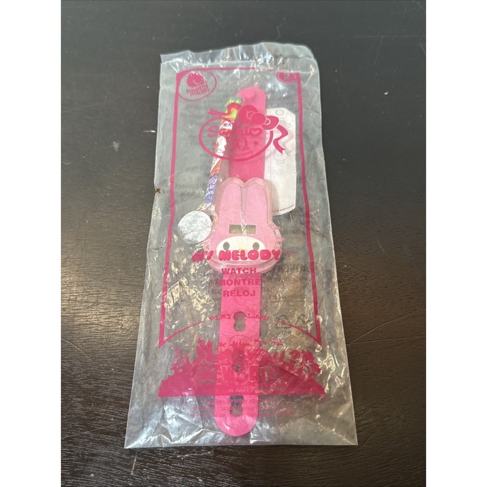MCDONALDS HAPPY MEAL SANRIO 50th ANNIVERSARY MY MELODY WATCH 2010 HELLO KITTY